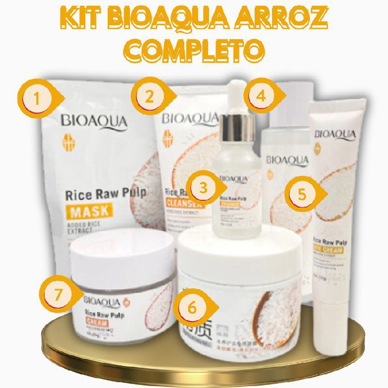 Kit Bioaqua de Arroz 🌾 - ¡Tu Secreto para una Piel Radiante y Saludable!